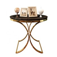 Romania Marble Rose gold Side table coffee table