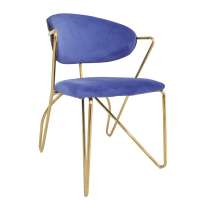 wholesale dining banquet chair blue velvet dining room velvet cover chairs